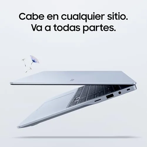 Samsung ▫️ Galaxy Book4 Edge, Portátil ultrafino de 15,6" com ecrã LED Full HD, Snapdragon X de 8 núcleos, 16 GB de RAM, SSD de 512 GB, Qualcomm Adreno, Windows 11 Home, cinzento, teclado QWERTY espanhol 2