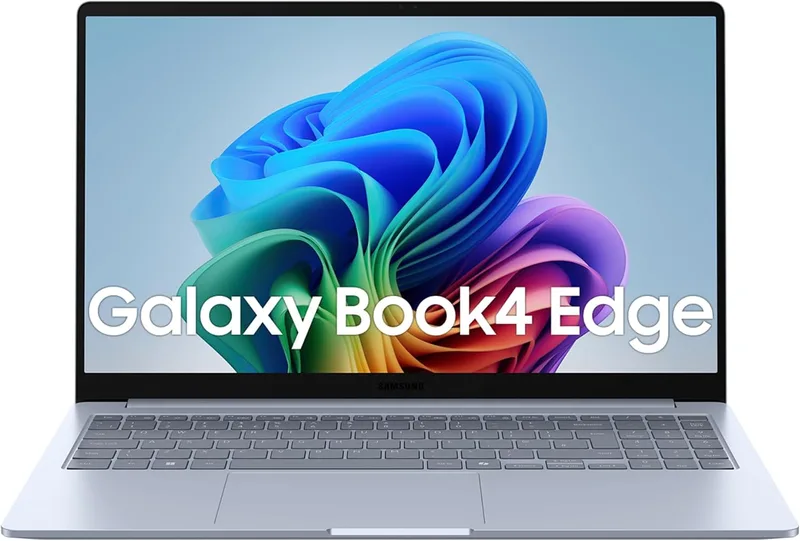 Samsung ▫️ Galaxy Book4 Edge, Portátil ultrafino de 15,6" com ecrã LED Full HD, Snapdragon X de 8 núcleos, 16 GB de RAM, SSD de 512 GB, Qualcomm Adreno, Windows 11 Home, cinzento, teclado QWERTY espanhol