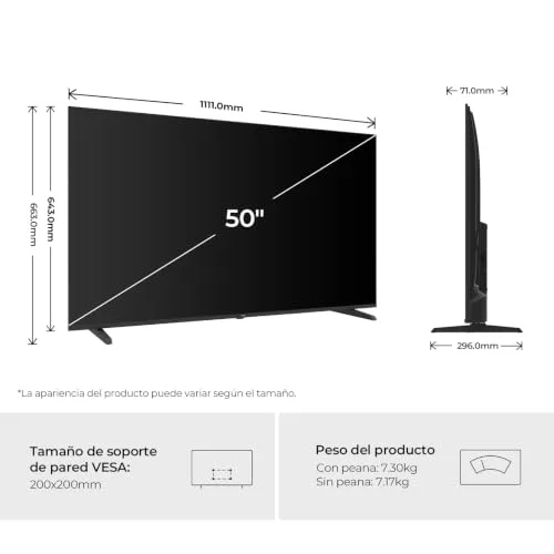 Haier ▫️ K85 4K UHD 50" H50K85GUX, Smart TV com Google TV, Chromecast, Dolby Audio, HDR10, MEMC, AI Picture Quality, Bluetooth 5.1, Gaming Accelerator 120 Hz, USB 2.0 x 2, DBX TV, HDMI 2.1 x 4 [2026] 2