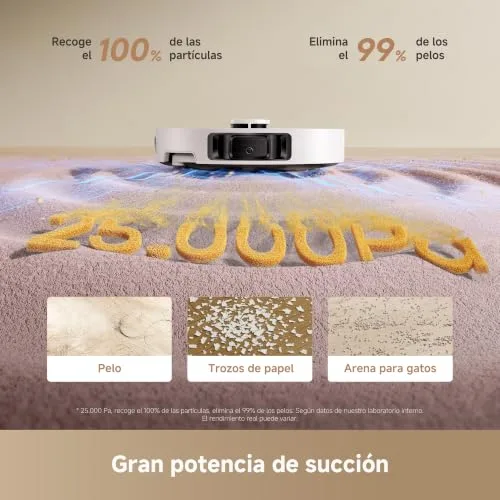 dreame ▫️ Kit de robô aspirador e esfregador de chão L10s Ultra Gen 3, sucção de 25 000 Pa, escova lateral e esfregona extensível, AceClean DryBoard e autolimpeza automática da esfregona, secagem com ar quente 3