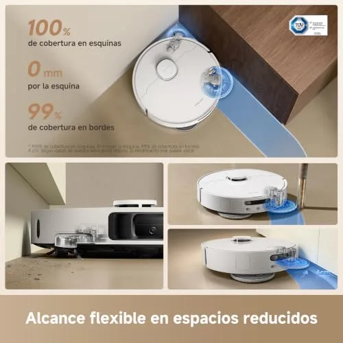 dreame ▫️ Kit de robô aspirador e esfregador de chão L10s Ultra Gen 3, sucção de 25 000 Pa, escova lateral e esfregona extensível, AceClean DryBoard e autolimpeza automática da esfregona, secagem com ar quente 4