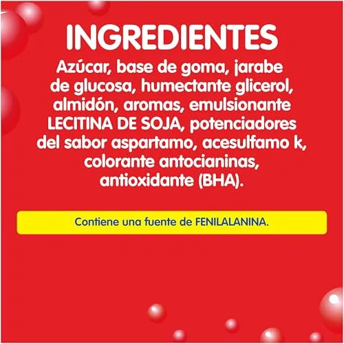 Hubba Bubba ▫️ pastilhas elásticas em rolo, sabor a morango, 180 cm, embalagem com 12 rolos de pastilhas elásticas, tamanho perfeito para guloseimas, ideal para partilhar, como presente doce ou para ter sempre um hálito fresco 2