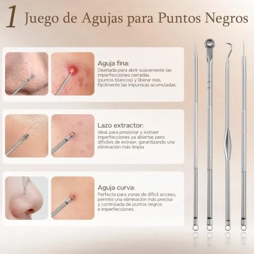 Mylzdobs ▫️ Aspirador de pontos negros com 3 modos – Limpador de poros elétrico 5