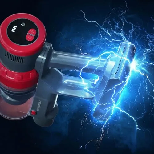 CLEANmaxx ▫️ Aspirador ciclónico sem fios 2 em 1 | Aspirador sem fios para mãos e pavimentos com uma potente bateria de iões de lítio de 22,2 V | até 38 minutos de autonomia e potência de sucção de 12 3