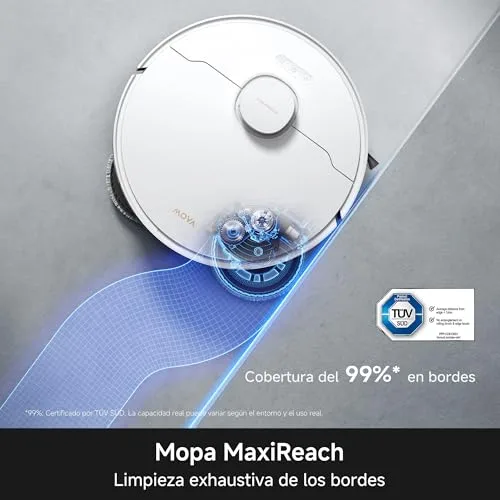 MOVA ▫️ E50 Pro Ultra, Aspirador robô, Branco 5