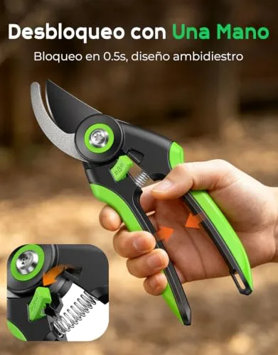 Rolgno ▫️ Tesoura de poda, aço SK5 de alta resistência, revestimento em PTFE 3