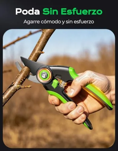 Rolgno ▫️ Tesoura de poda, aço SK5 de alta resistência, revestimento em PTFE 5