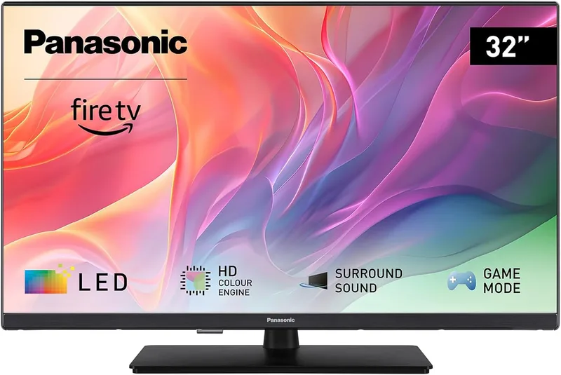 Panasonic ▫️ TV-32S55AEZC, Série S55, Smart TV LED Full HD de 32 polegadas, Fire TV, HD Colour Engine, HDR, Controlo por voz Alexa, Modo de Jogo, Reprodutor Multimédia