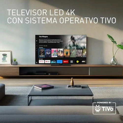 Panasonic ▫️ TB-55W61AEZC, televisor de 55 polegadas, LED 4K Ultra HD, TiVo 2
