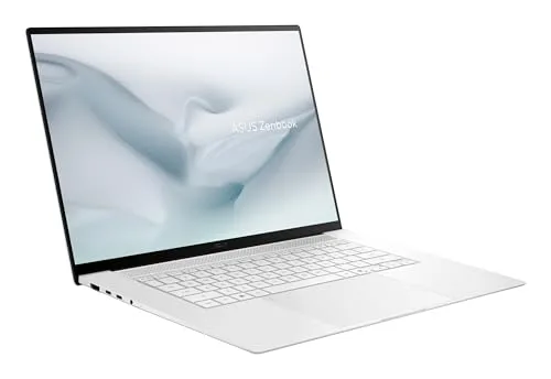ASUS ▫️ PC Zenbook S16 OLED UM5606GA-SR340W Copilot+ - Portátil de 16" 3K 120 Hz (AMD Ryzen AI 9 465, 32 GB de RAM, SSD de 1 TB, Radeon 880M, Windows 11 Home) Branco Escandinavo - Teclado QWERTY espanhol 4