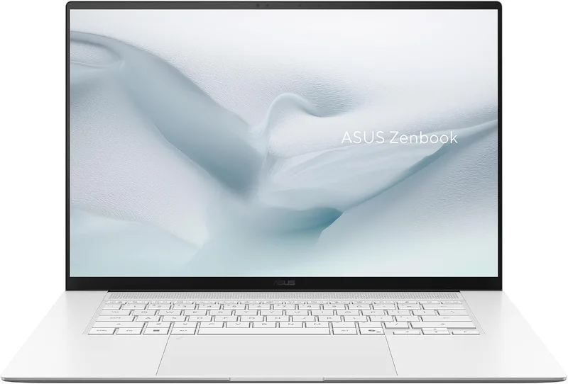 ASUS ▫️ PC Zenbook S16 OLED UM5606GA-SR340W Copilot+ - Portátil de 16" 3K 120 Hz (AMD Ryzen AI 9 465, 32 GB de RAM, SSD de 1 TB, Radeon 880M, Windows 11 Home) Branco Escandinavo - Teclado QWERTY espanhol