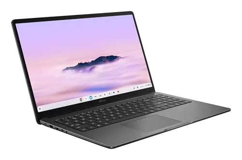 ASUS ▫️ Chromebook Plus CX15 CX1505CTA-S70031 - Portátil de 15,6" Full HD (Intel Core 3 N355, 8 GB de RAM, 128 GB eMMC, placa gráfica, ChromeOS) Cinza Rocha - Teclado QWERTY espanhol 3