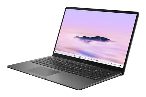 ASUS ▫️ Chromebook Plus CX15 CX1505CTA-S70031 - Portátil de 15,6" Full HD (Intel Core 3 N355, 8 GB de RAM, 128 GB eMMC, placa gráfica, ChromeOS) Cinza Rocha - Teclado QWERTY espanhol 4