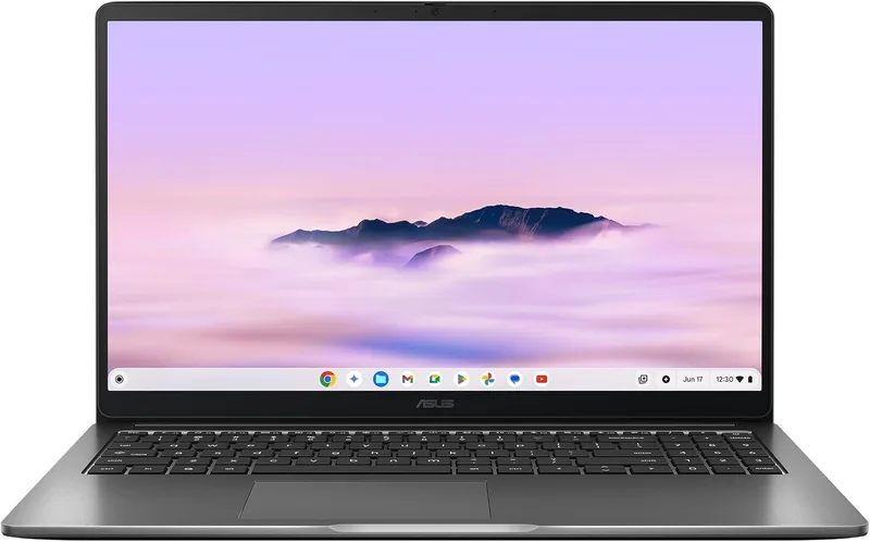 ASUS ▫️ Chromebook Plus CX15 CX1505CTA-S70031 - Portátil de 15,6" Full HD (Intel Core 3 N355, 8 GB de RAM, 128 GB eMMC, placa gráfica, ChromeOS) Cinza Rocha - Teclado QWERTY espanhol
