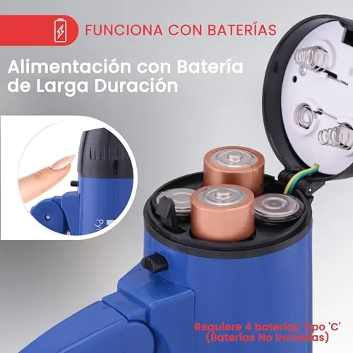 Pyle ▫️ Altifalante portátil Megáfono Siren Bullhorn – Compacto e alimentado a bateria, com 20 W de potência, microfone, 2 modos, som PA e pega dobrável para animadores de clube e uso policial 5