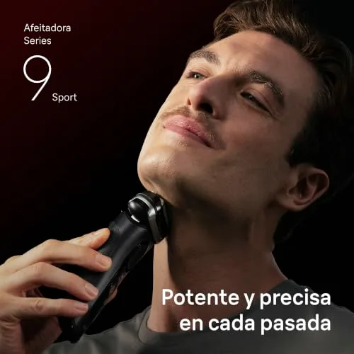 Braun ▫️ Series 9 Sport - Máquina de barbear elétrica para homem, 9100si, preta 2
