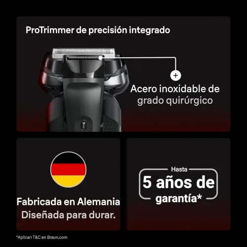 Braun ▫️ Series 9 Sport - Máquina de barbear elétrica para homem, 9100si, preta 7