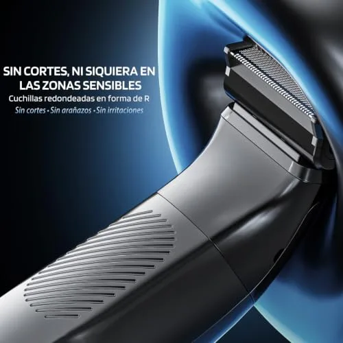 MAXGROOM ▫️ Máquina de barbear corporal masculina 2 em 1, depiladora para homem 3