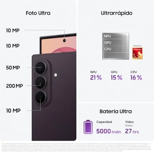 Samsung ▫️ Galaxy Z Fold8 Ultra, 256 GB, Telemóvel, Grafite 4