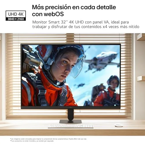 LG ▫️ Smart Monitor 32U701SB-B - A - 16:9, VA, UHD (3840 x 2160), Preto 3