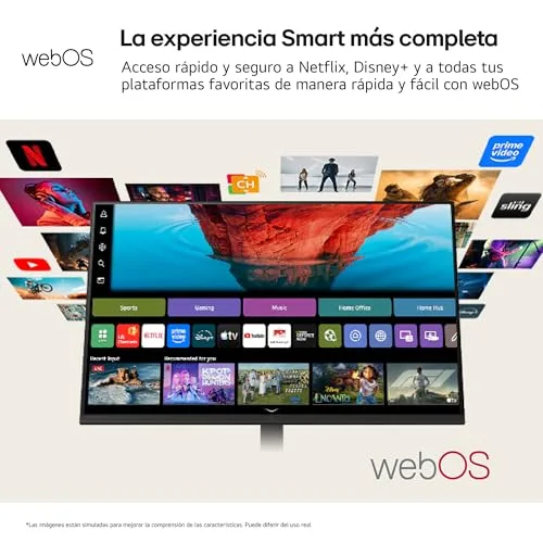 LG ▫️ Smart Monitor 32U701SB-B - A - 16:9, VA, UHD (3840 x 2160), Preto 4