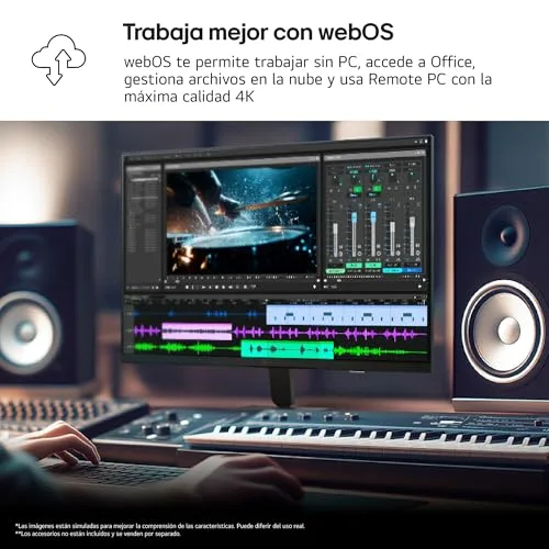 LG ▫️ Smart Monitor 32U701SB-B - A - 16:9, VA, UHD (3840 x 2160), Preto 5