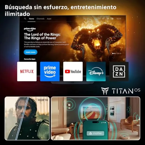 PHILIPS ▫️ Televisão Ambilight 32PQS6901/12 de 32 polegadas, FHD, QLED e Smart TV 5