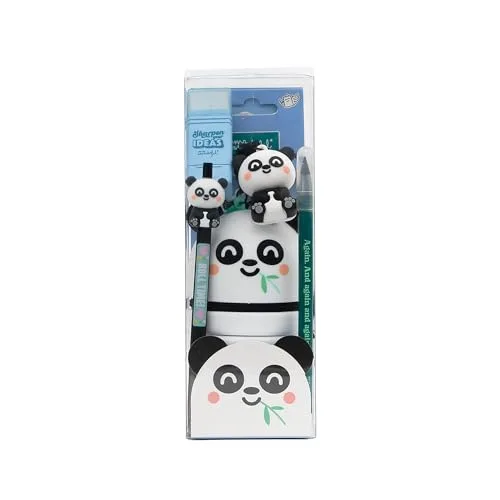 Mr. Wonderful ▫️ Pack Back to School Panda – Cadernos A5, canetas apagáveis e autocolantes para a aula 4
