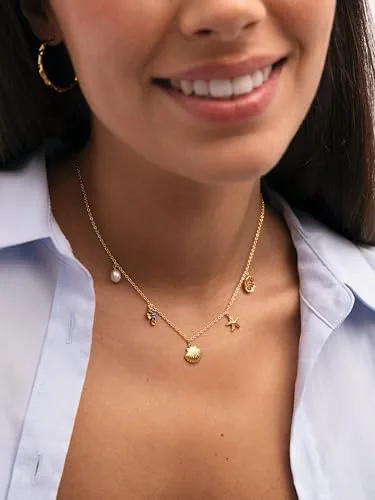 SINGULARU ▫️ Colar Feminino Marítimo com Banho de Ouro 2