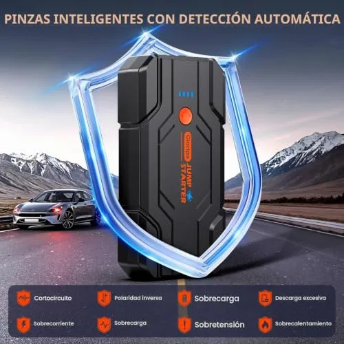 Cioripa ▫️ Arrancador de baterias de automóvel 𝟏𝟎𝟎𝟎𝟎𝐀 9,0 L a gasolina ou 8,5 L a gasóleo 3
