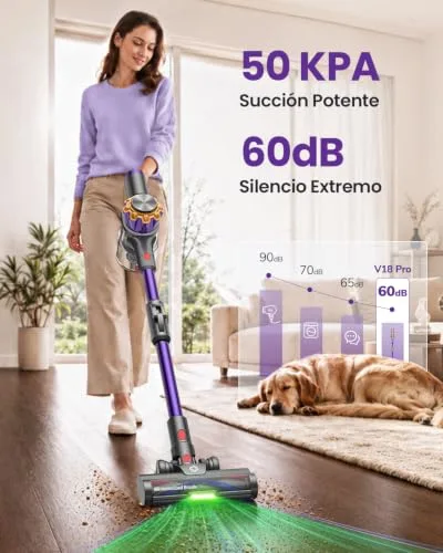 DyMona ▫️ V18Pro Aspirador sem fio com braço flexível 50 kPa/450 W 3