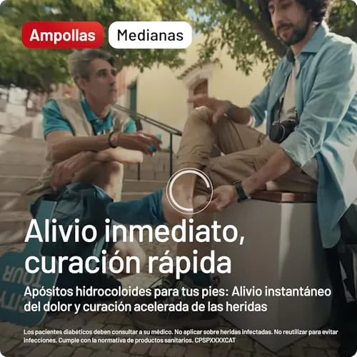 Compeed ▫️ Bolhas Médias, Pensos Hidrocoloides para os Pés, Embalagem de 5 unidades 2
