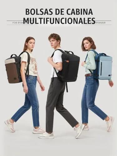 Yankony ▫️ Mochila 40x30x20 para a Ryanair – Expandível até 40x30x25 2