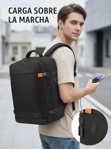 Yankony ▫️ Mochila 40x30x20 para a Ryanair – Expandível até 40x30x25 6