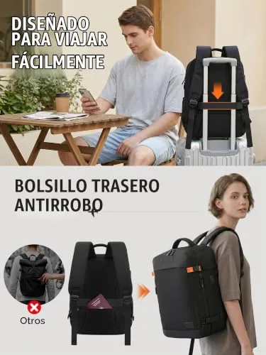 Yankony ▫️ Mochila 40x30x20 para a Ryanair – Expandível até 40x30x25 7