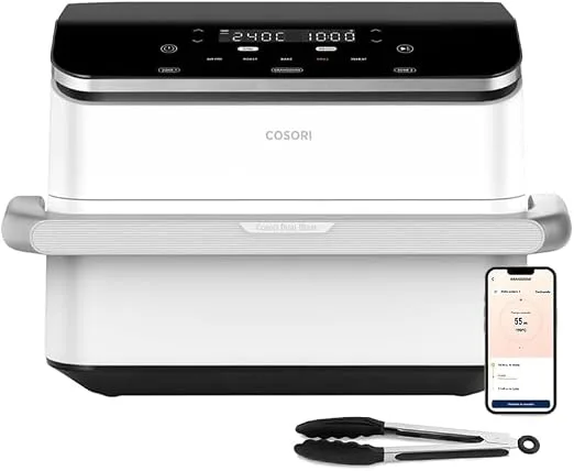 Cosori ▫️ Fritadeira de ar quente 10 L Dual Blaze Twinfry, com cesto duplo e divisória