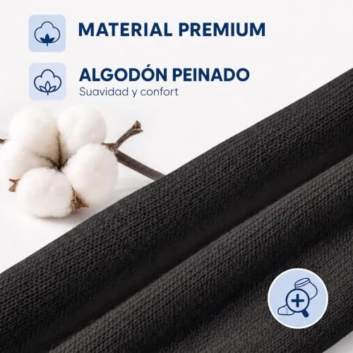 PS PROUTHS ▫️ 12 pares de meias curtas até ao tornozelo para homem e mulher, em algodão macio 3