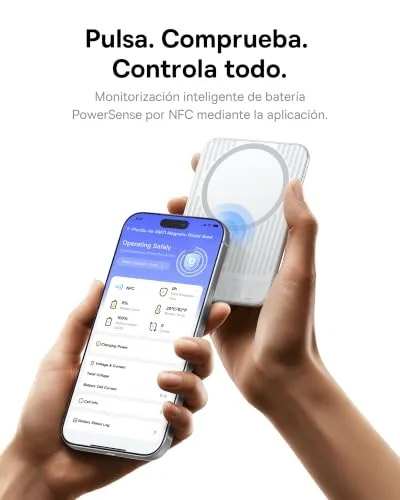 Baseus ▫️ Picogo AM71 - Carregador portátil Magsafe ultrafino de 0,69 cm, 5000 mAh, certificação CCC, com cabo USB-C de 20 W, bateria externa sem fios para iPhone 17/16/15/14/13, prateado 5