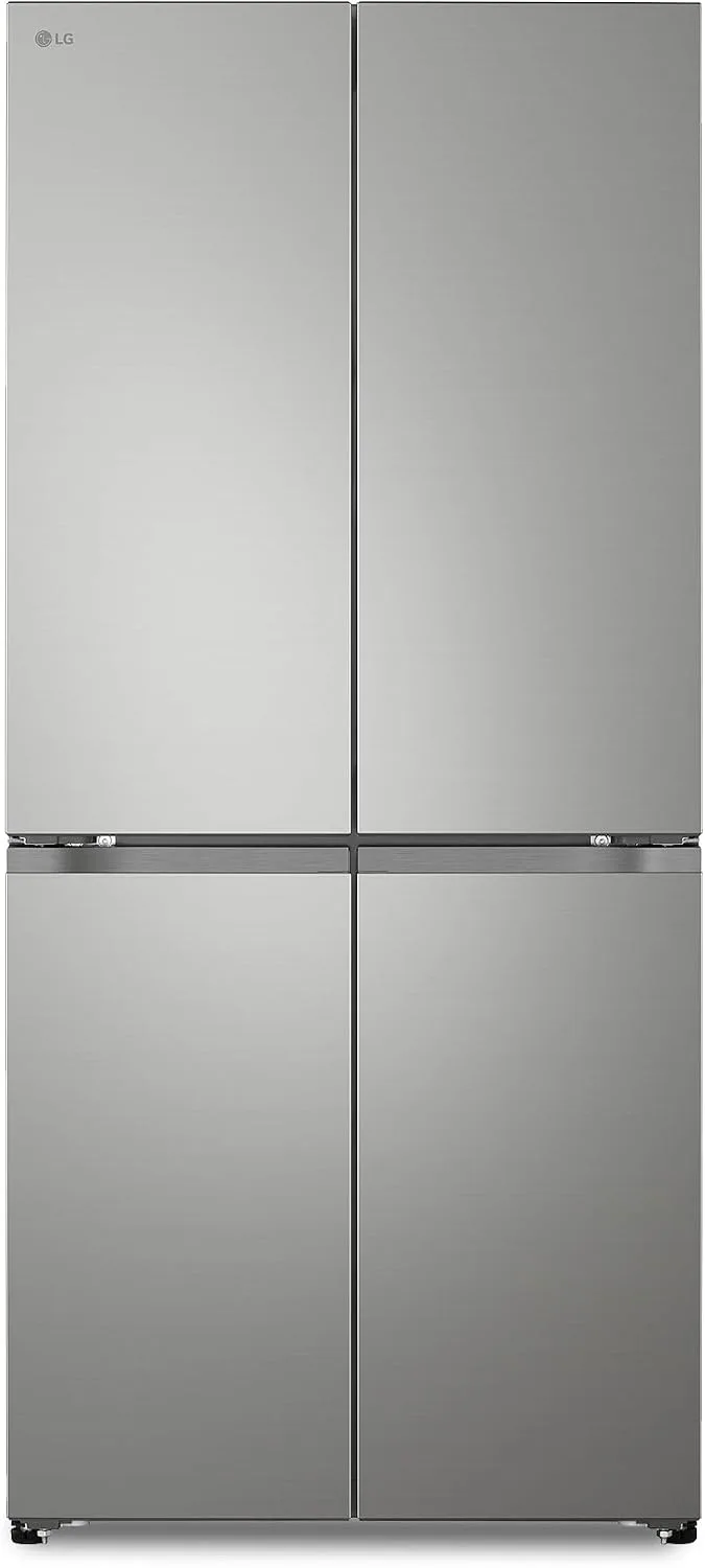 LG ▫️ GMBS30SEPY - Frigorífico American Combi, Ecrã LED interno, Wi-Fi ThinQ, Classe energética E, 580 L, Aço inoxidável anti-impressões