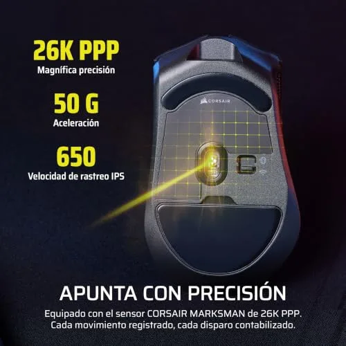 Corsair ▫️ Rato de jogos sem fios Harpoon v2 – Preto 4