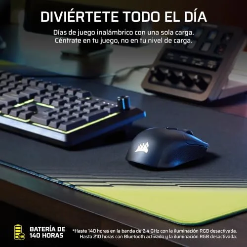 Corsair ▫️ Rato de jogos sem fios Harpoon v2 – Preto 6