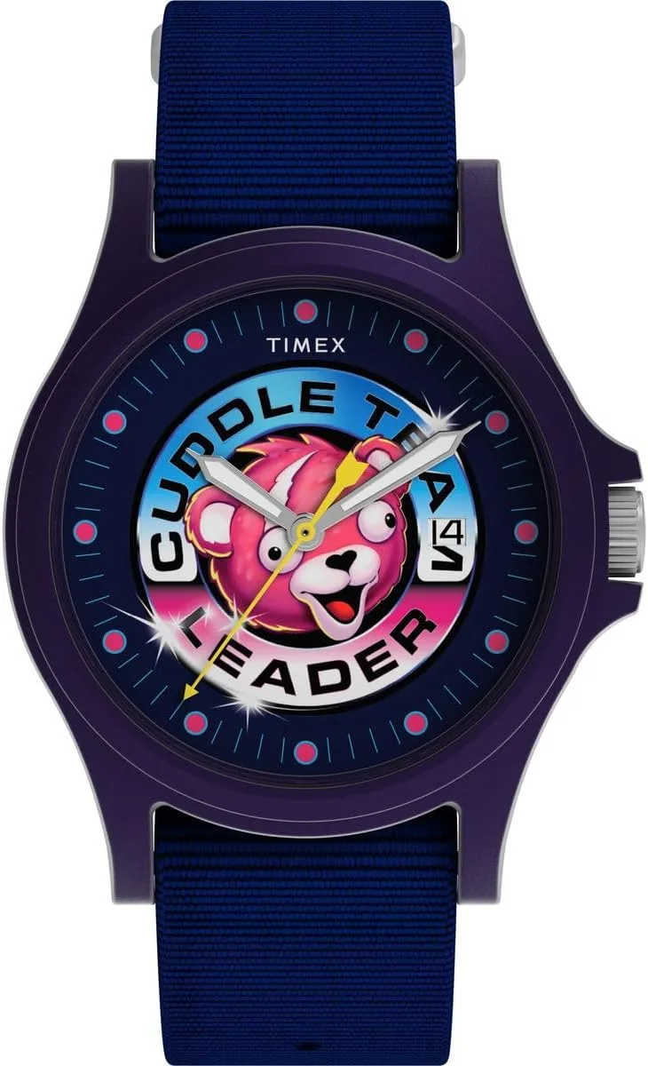 Timex ▫️ Relógio de pulso analógico de quartzo para homem X Fortnite Acadia