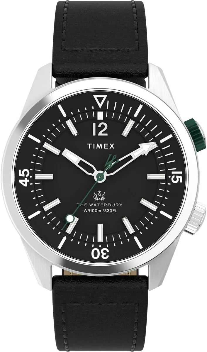 Timex ▫️ Waterbury - Relógio de pulso analógico de quartzo para homem