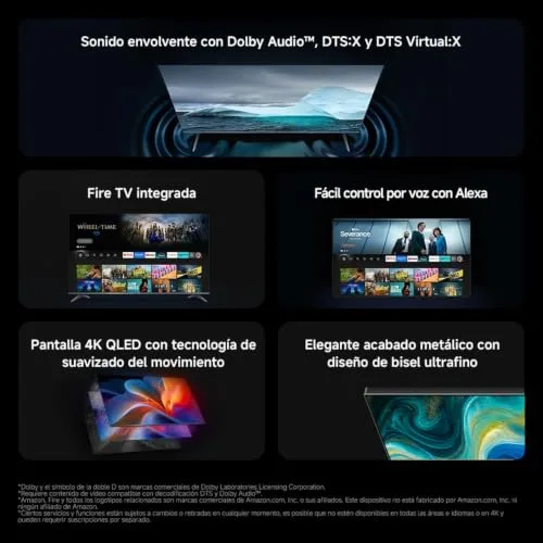 Xiaomi ▫️ TV Pro de 43 polegadas 2026, 4K UHD QLED Smart Fire TV, L43MB-FPVEU 2