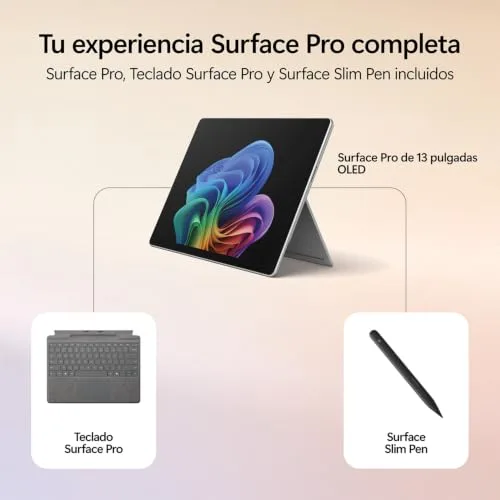 Microsoft ▫️ Surface Pro, 13" | Snapdragon X2 Plus | 16 GB de RAM, SSD de 256 GB 2