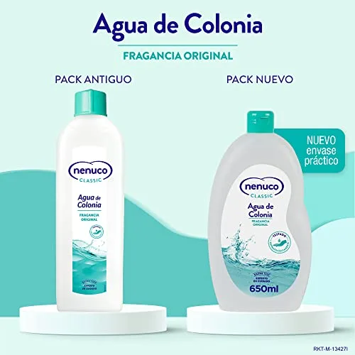 Nenuco ▫️ Classic Água de Colónia, Fragrância Original, 650 ml (Embalagem de 3) 5