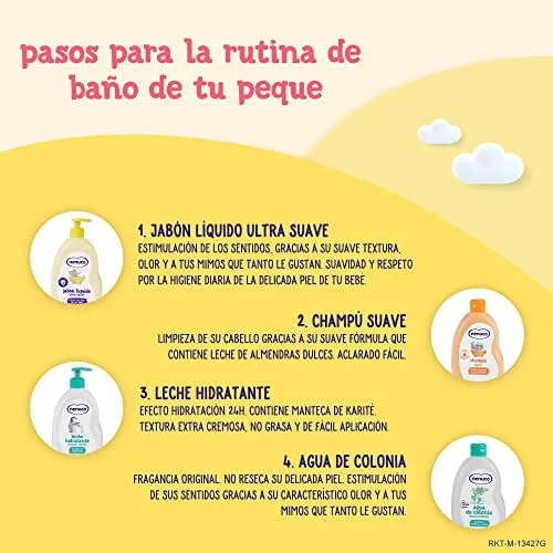 Nenuco ▫️ Sabonete de Banho, com Leite de Amêndoas Doces, para o Corpo e o Cabelo, 650 ml (Embalagem de 3) 6