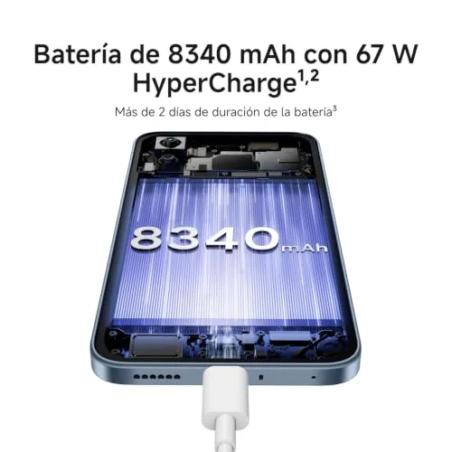 Xiaomi ▫️ REDMI Note 17 Pro 5G, smartphone de 6+256 GB, preto, bateria de 8340 mAh 6