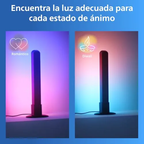 Philips ▫️ Smart LED Gradient Barra de Luzes Inteligentes para TV RGBIC, Conjunto de 2 5