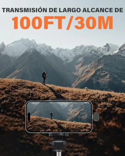 WARM BOX ▫️ Microfone Lavalier sem fios 2 em 1 para iPhone e Android, Conjunto de 2 3